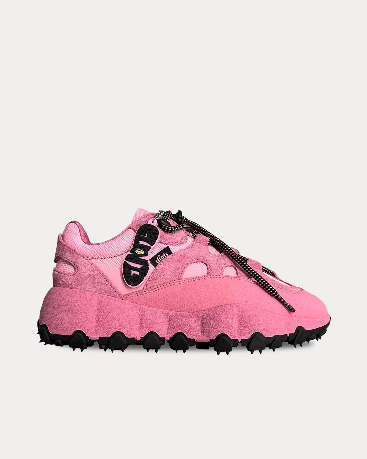 Pink Is 2 Clints Inc Unisex TRL Footprints 2.0 Pinkies Low Top Sneakers