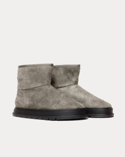 Cole Buxton The Big Boot Suede & Shearling Grey Boots - 2