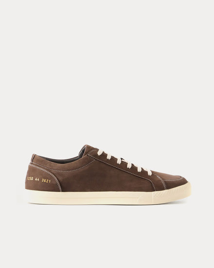 Common Projects Skate Leather Brown Low Top Sneakers - 1