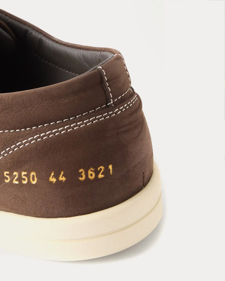 Common Projects Skate Leather Brown Low Top Sneakers - 4