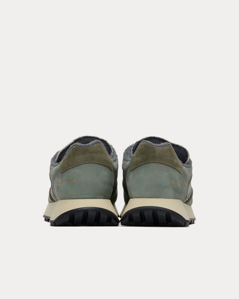 【関税込み】Common Projects グリーン Track SS24 スニーカー Common Projects Men's Track SS24 Green Low Top Sneakers