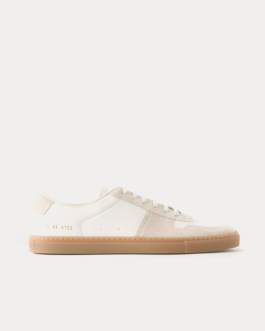 Common Projects BBall Duo Leather & Suede White Low Top Sneakers