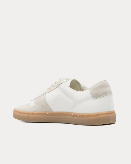 Common Projects BBall Duo Leather & Suede White Low Top Sneakers - 4