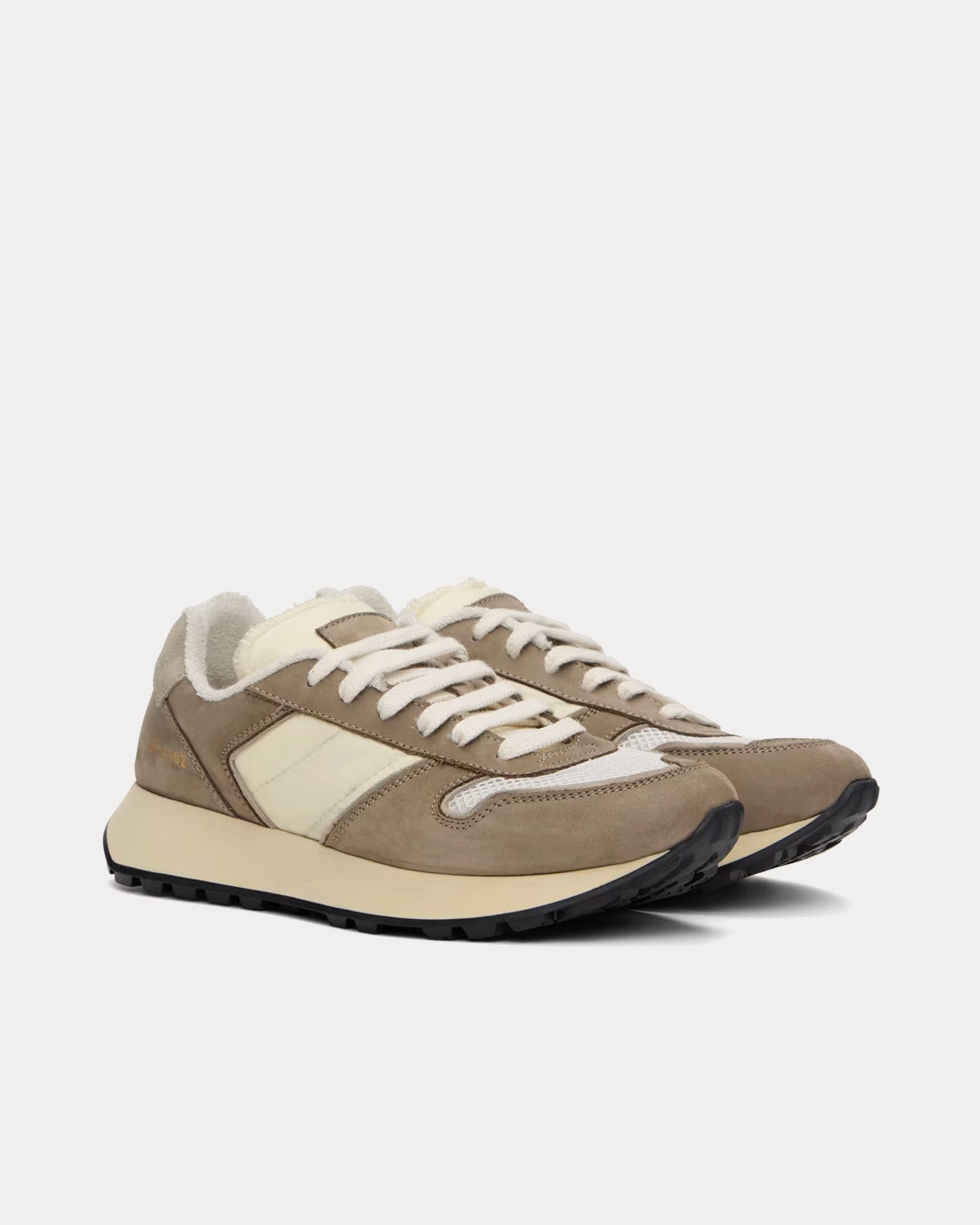 Common Projects - Track SS24 Brown / Off White Low Top Sneakers