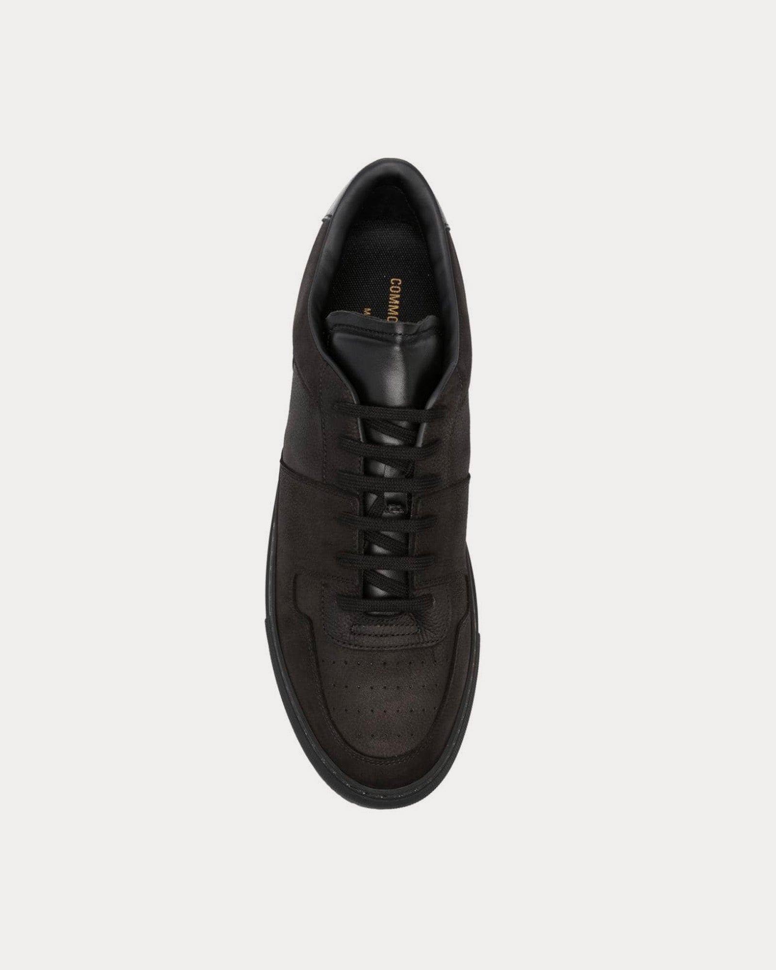 Common Projects - Decades Calf-Leather Black / Black Low Top Sneakers