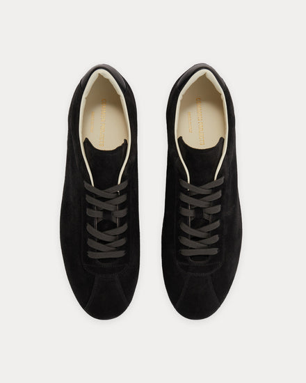 Common Projects Driving Leather & Suede Black Low Top Sneakers - 2