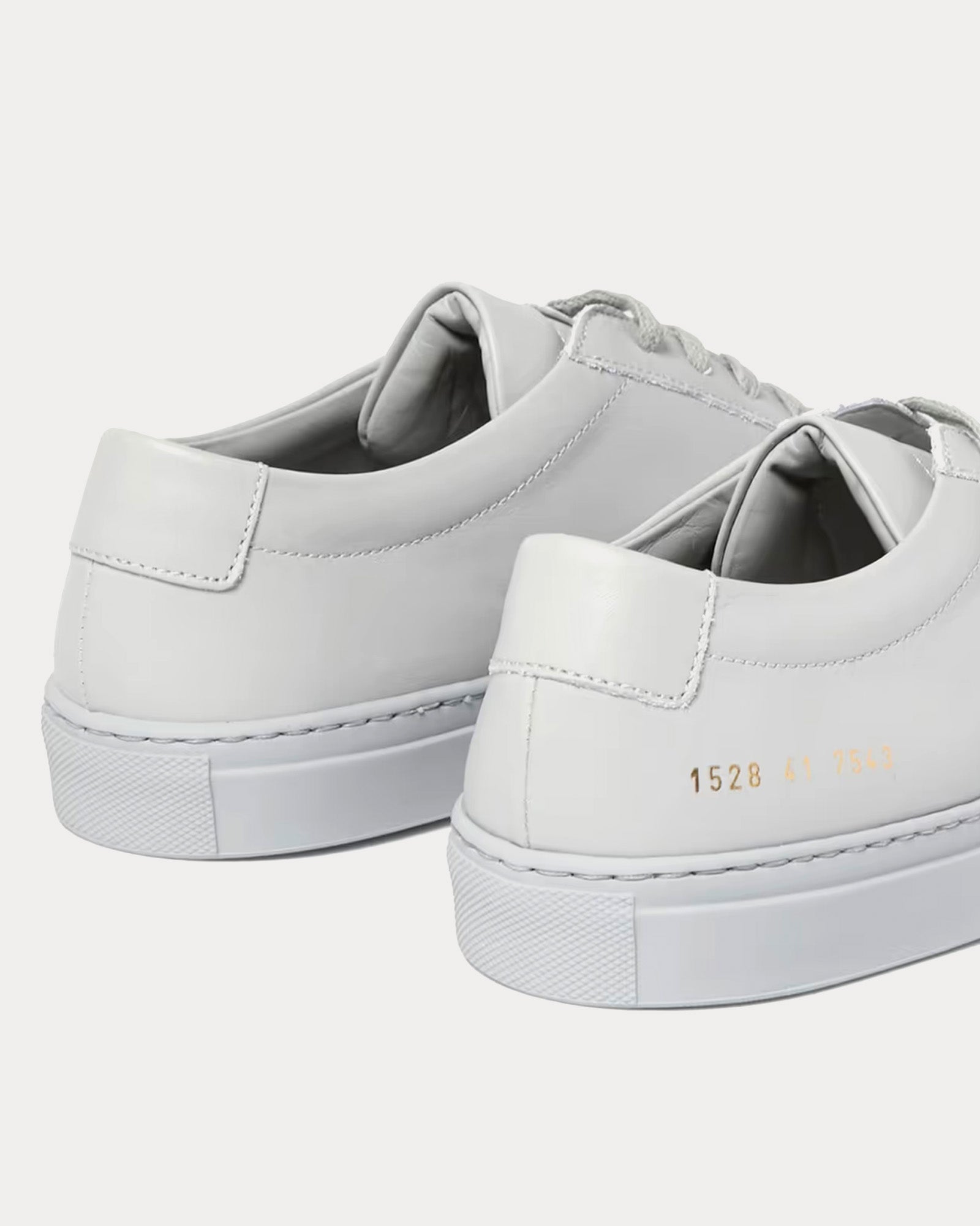 Common Projects - Original Achilles Leather Grey Low Top Sneakers