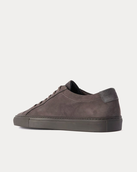 Common Projects Original Achilles Nubuck Gray Low Top Sneakers - 2