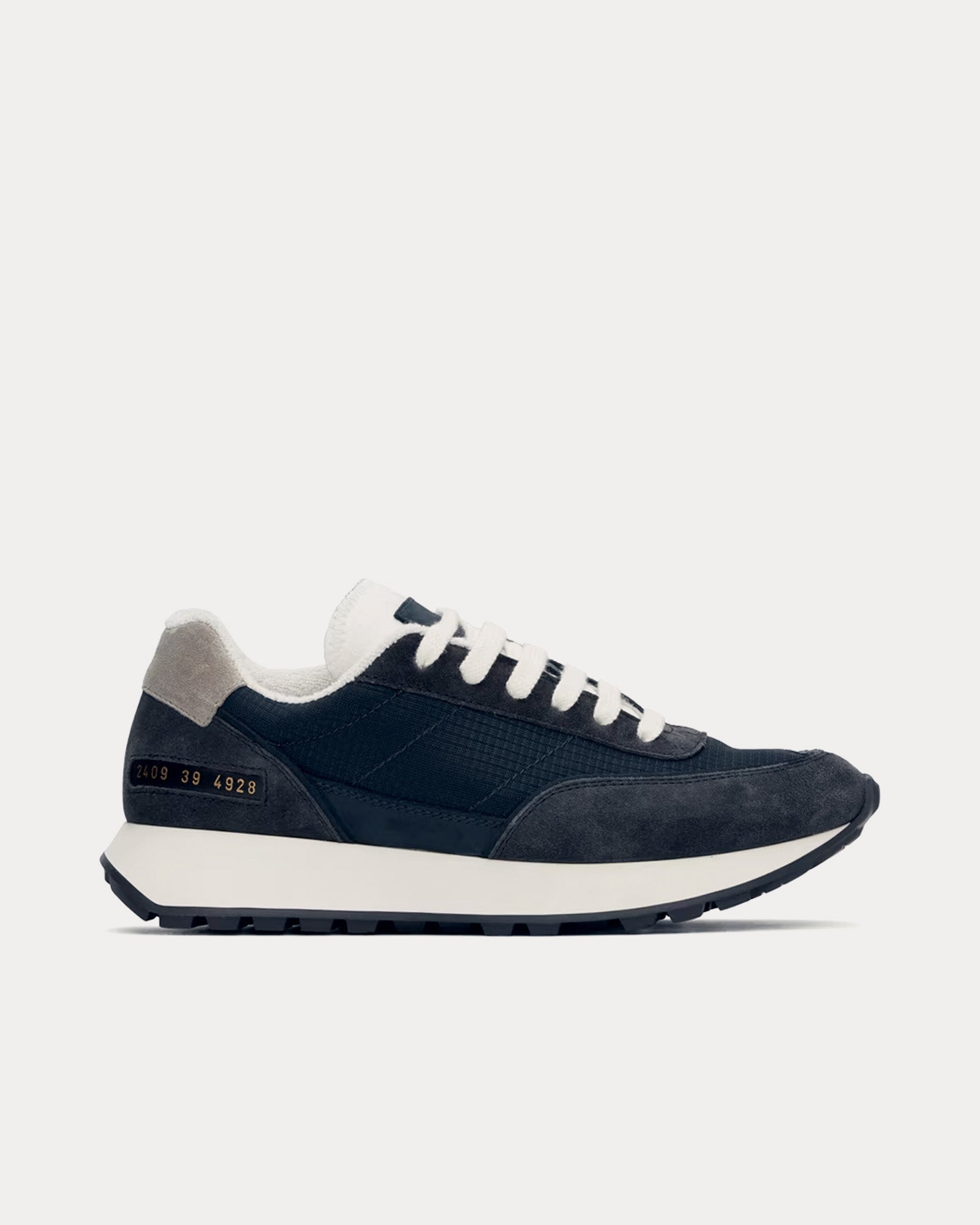 Common Projects Men's Track Classic Leather & Suede-Trimmed