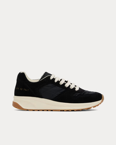 Common Projects Track Premium Black Low Top Sneakers
