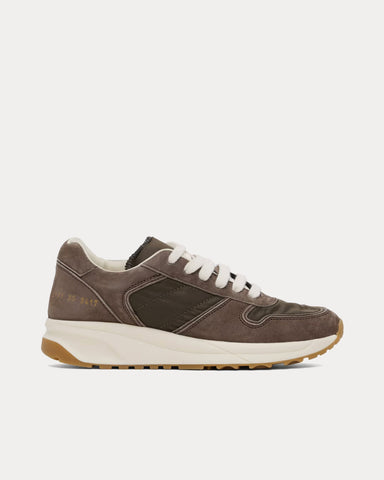 Common Projects Track Premium Coffee Low Top Sneakers