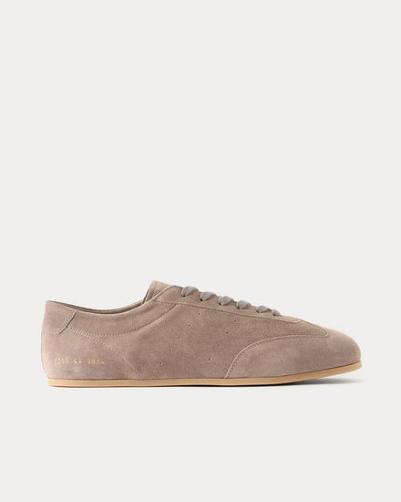 Common Projects Winter Driving Suede Beige Low Top Sneakers - 1