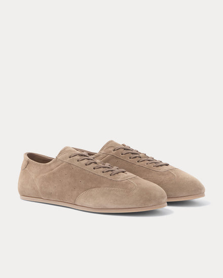Common Projects Winter Driving Suede Beige Low Top Sneakers - 3