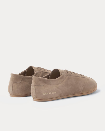 Common Projects Winter Driving Suede Beige Low Top Sneakers - 4