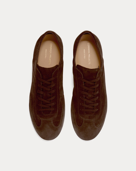 Common Projects Winter Driving Suede Dark Brown Low Top Sneakers - 2
