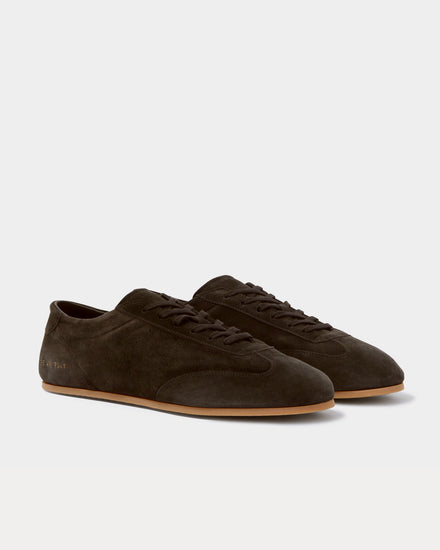 Common Projects Winter Driving Suede Dark Brown Low Top Sneakers - 3