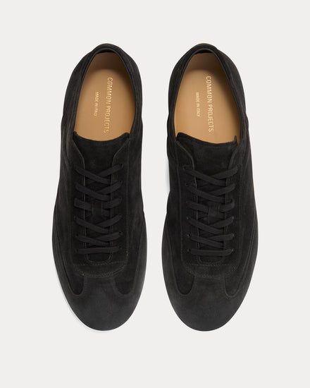 Common Projects Winter Driving Suede Off Black Low Top Sneakers - 2
