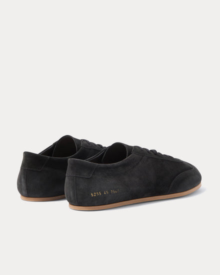 Common Projects Winter Driving Suede Off Black Low Top Sneakers - 4
