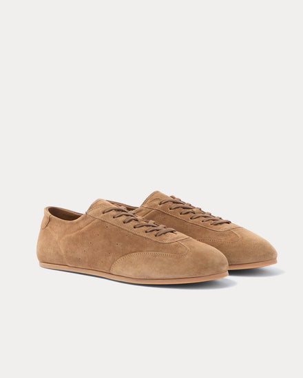 Common Projects Winter Driving Suede Taupe Low Top Sneakers - 3