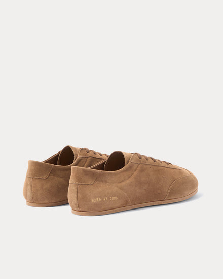 Common Projects Winter Driving Suede Taupe Low Top Sneakers - 4