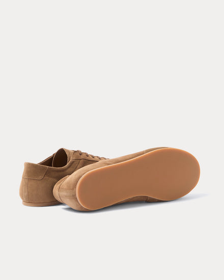 Common Projects Winter Driving Suede Taupe Low Top Sneakers - 5