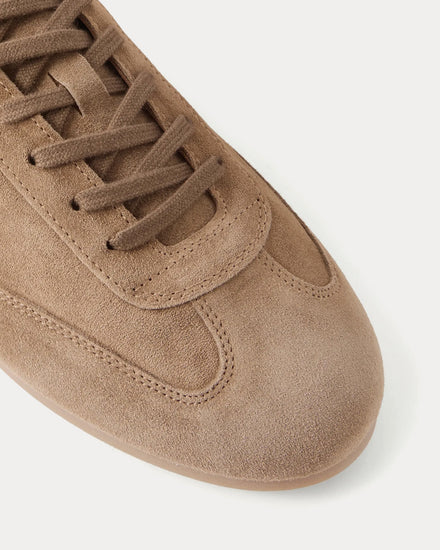 Common Projects Winter Driving Suede Taupe Low Top Sneakers - 6