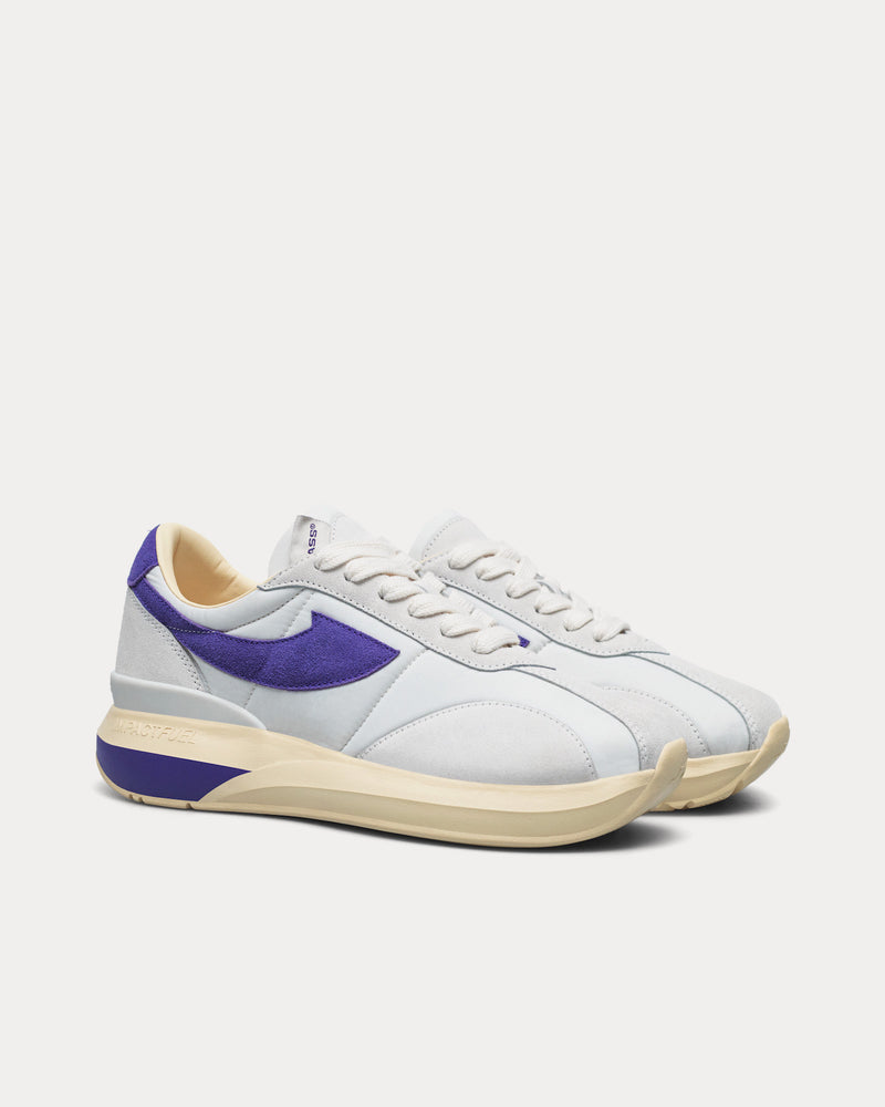 Compass Velocity Creme / Grape Low Top Sneakers - 2