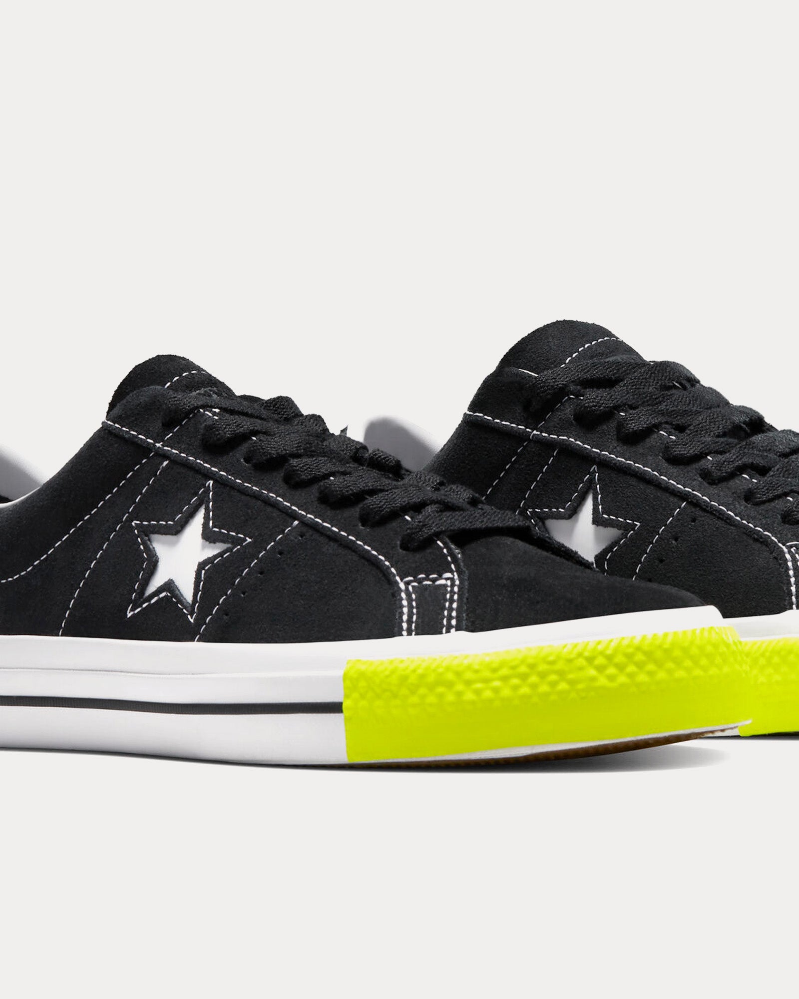 Converse - One Star Pro Milano Black / Milano Yellow Low Top Sneakers