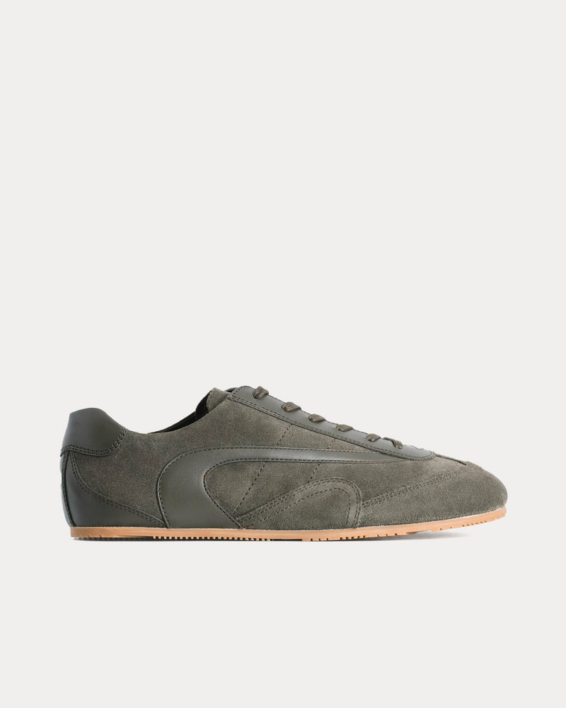 COS Minimal Suede Grey Low Top Sneakers - 1