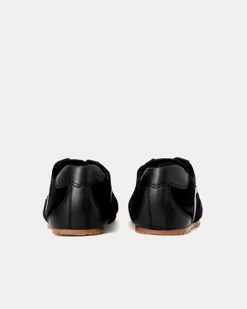 COS Minimal Suede Black Low Top Sneakers - 3