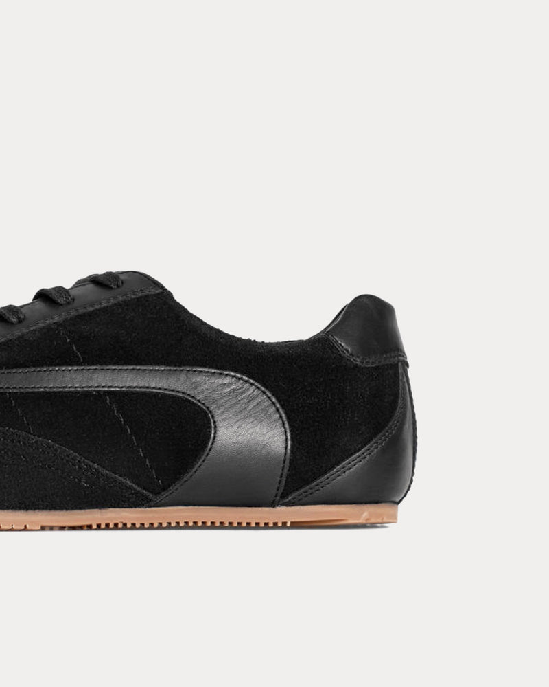 COS Minimal Suede Black Low Top Sneakers - 4