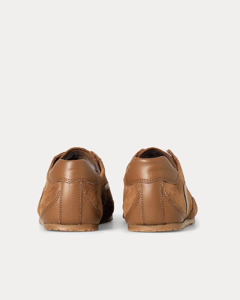 COS Minimal Suede Cognac Low Top Sneakers - 3
