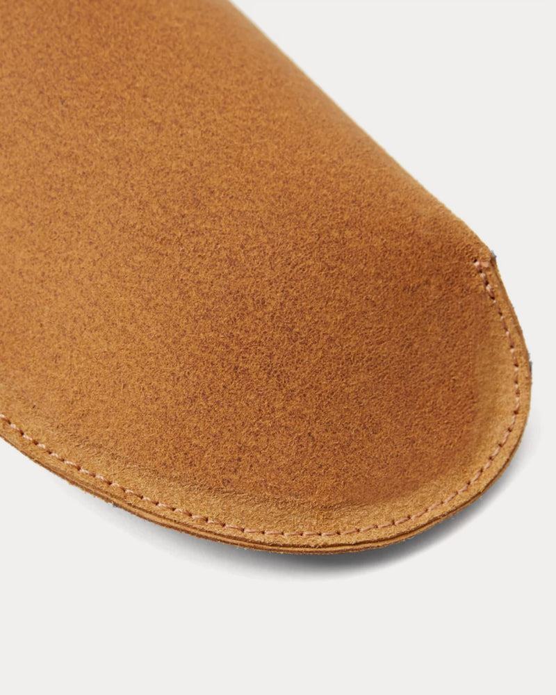 CP Slippers Minimalist Leather Tan Slippers - 3