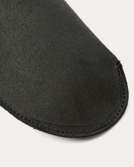 CP Slippers Minimalist Leather Black Slippers - 3