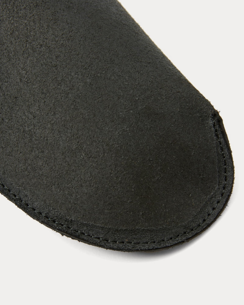CP Slippers Minimalist Leather Black Slippers - 3