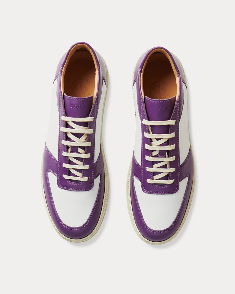 CQP Cingo White / Purple Low Top Sneakers - 2