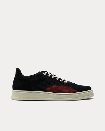 CQP Meander Black / Red Low Top Sneakers - 1