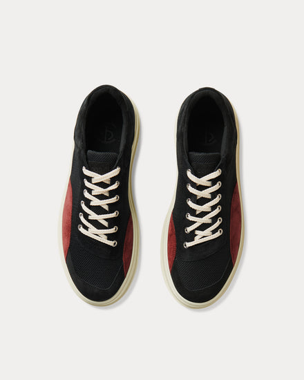 CQP Meander Black / Red Low Top Sneakers - 2