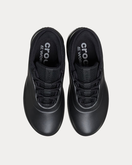 Crocs Bistro Work Triple Black Low Top Sneakers - 2