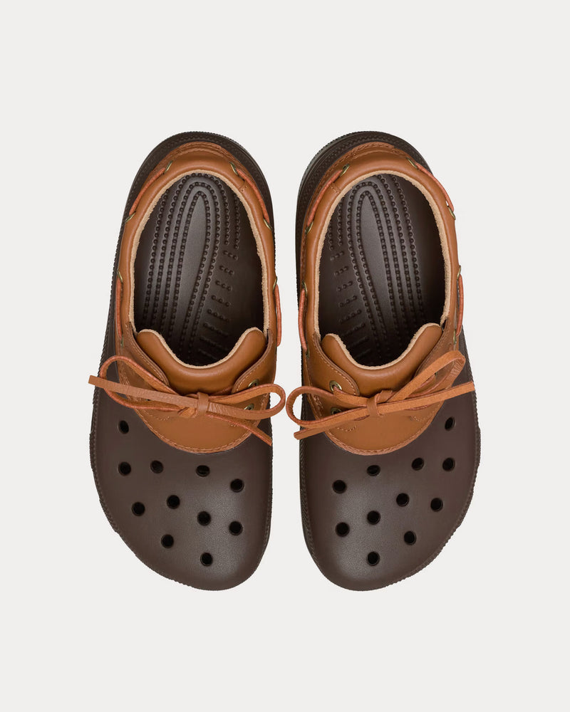Crocs Islander Pitcrew Brown Clogs - 2