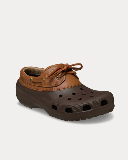 Crocs Islander Pitcrew Brown Clogs - 3