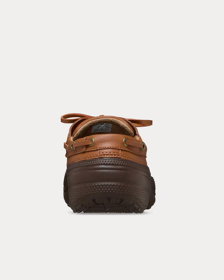 Crocs Islander Pitcrew Brown Clogs - 4