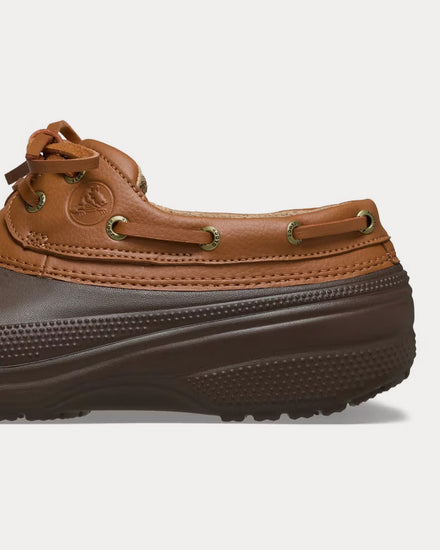 Crocs Islander Pitcrew Brown Clogs - 5