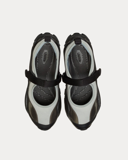 Crocs Terre Ballet Core Black / Silver Metallic Slip On Sneakers - 2