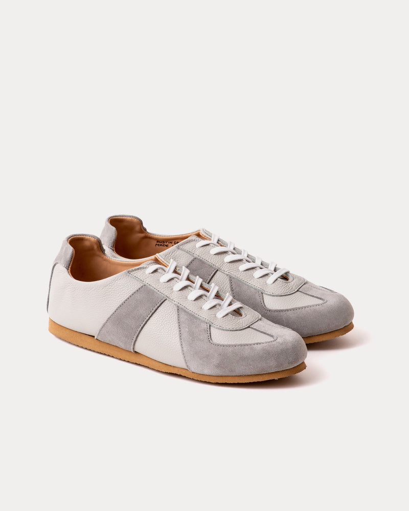 Crown Northampton Adnitt Gat Calf Leather with Gum Soles Grey Low Top Sneakers - 2