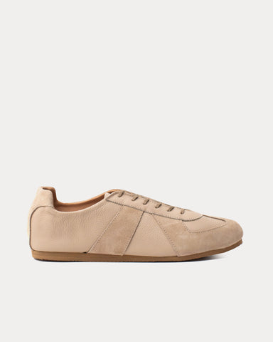Crown Northampton Adnitt Gat Calf Leather with Gum Soles Sand Low Top Sneakers
