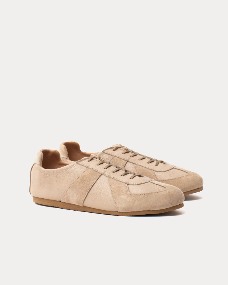 Crown Northampton Adnitt Gat Calf Leather with Gum Soles Sand Low Top Sneakers - 2
