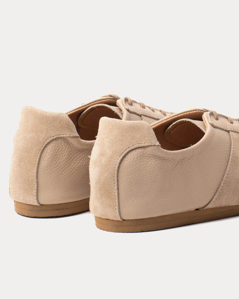 Crown Northampton Adnitt Gat Calf Leather with Gum Soles Sand Low Top Sneakers - 3