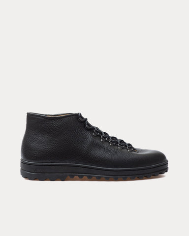 Crown Northampton Everdon 'Rambler' Wholecut Mid Norwegian Ox Black Boots
