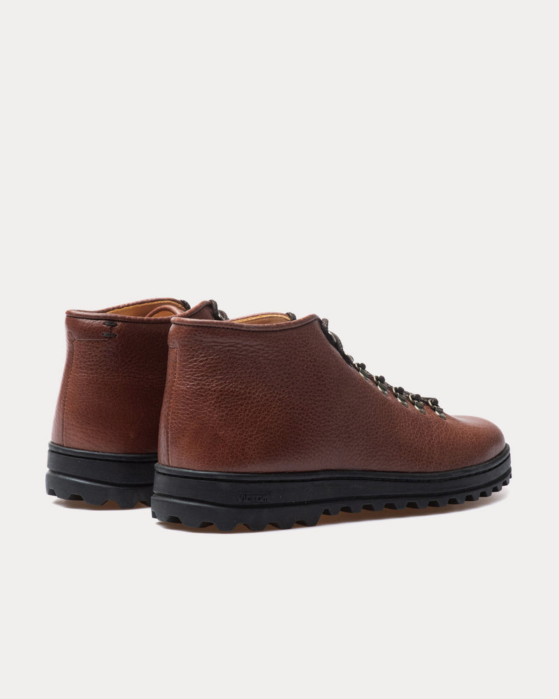 Crown Northampton Everdon 'Rambler' Wholecut Mid Norwegian Ox Chestnut Boots - 3